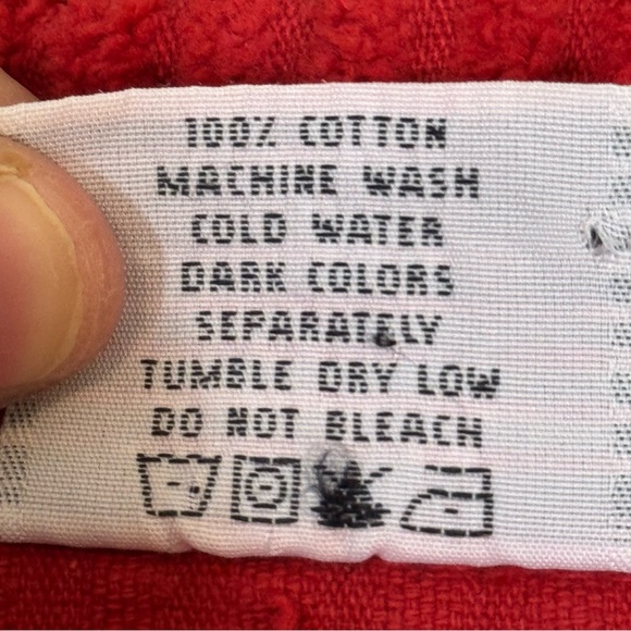 CMC Color Me Cotton Red Corduroy Button Up Jacket | Size Small - Picture 15 of 15